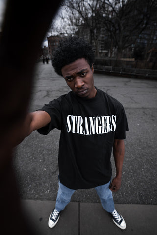 Bold Tee - Black/Blue - A Stranger's Love
