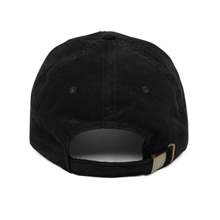 ASL Corduroy Logo Hat - Black - A Stranger's Love